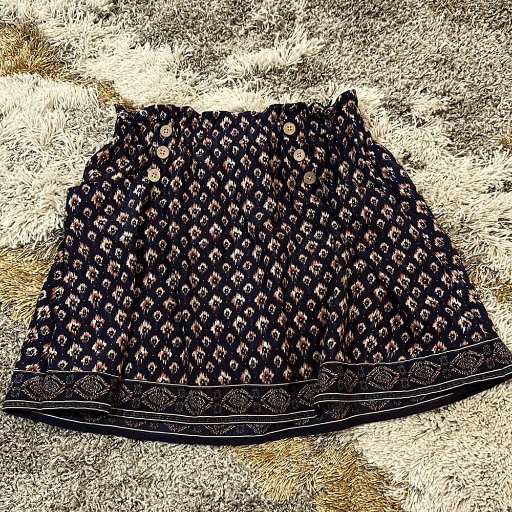 Maurices Print Mini Skirt